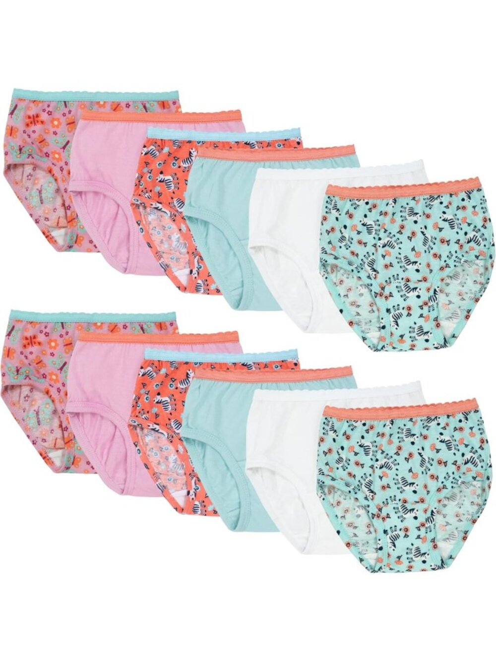 Cozy Tag-Free Cotton Underwear for Toddler Girls - Soft & Comfortable Fit